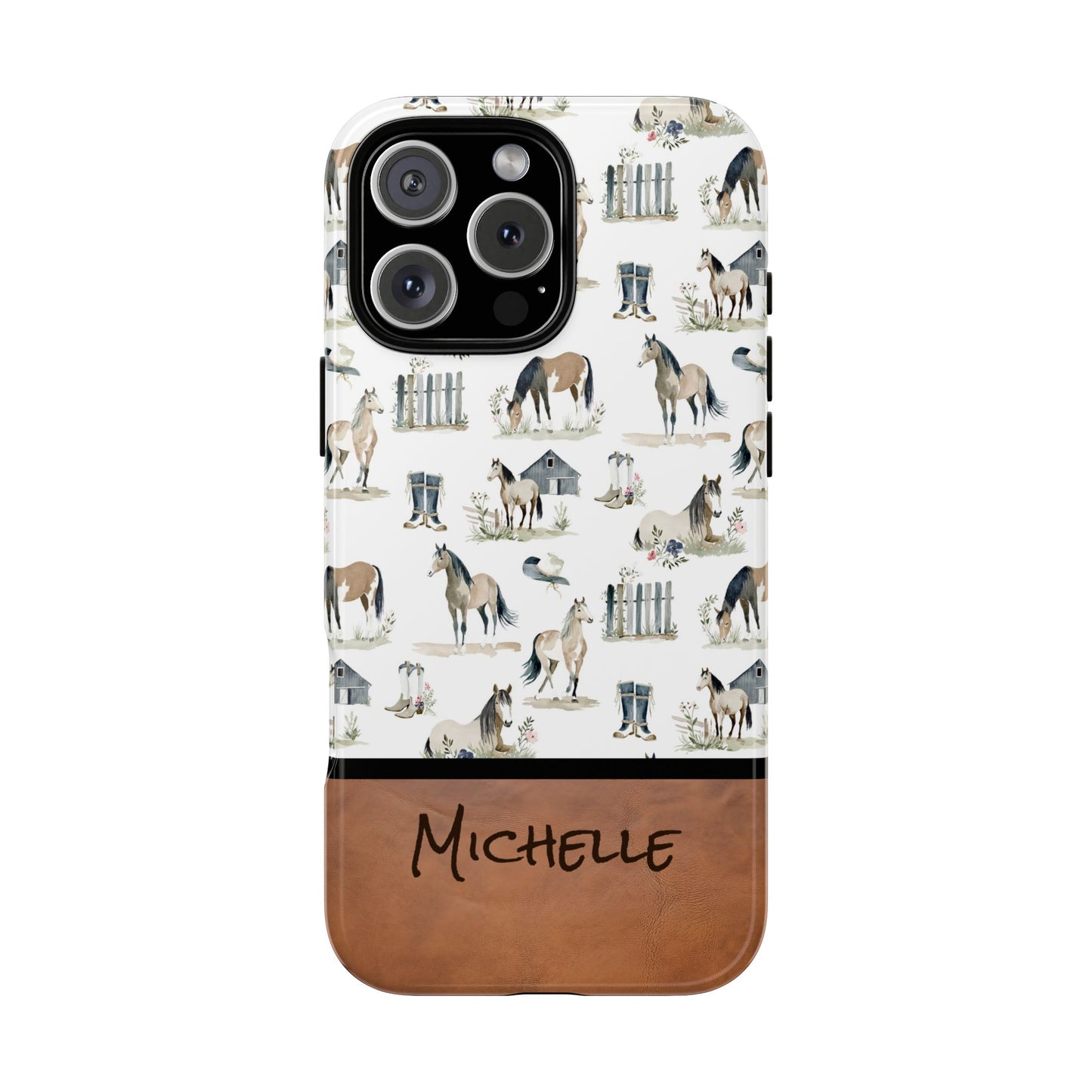 Personalized Sweet Horse Phone Case