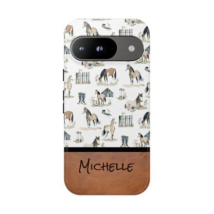 Personalized Sweet Horse Phone Case