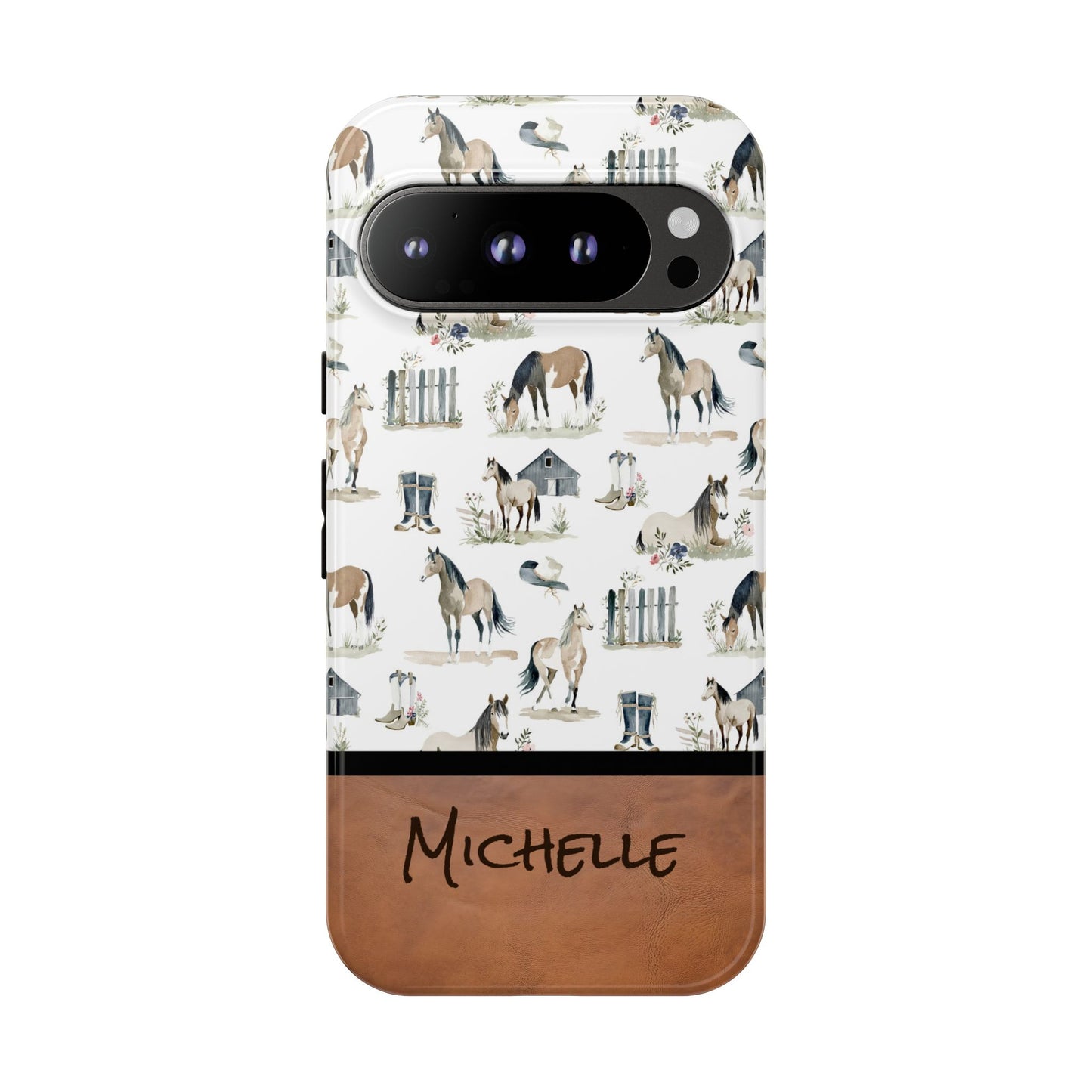 Personalized Sweet Horse Phone Case