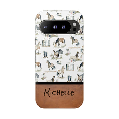 Personalized Sweet Horse Phone Case