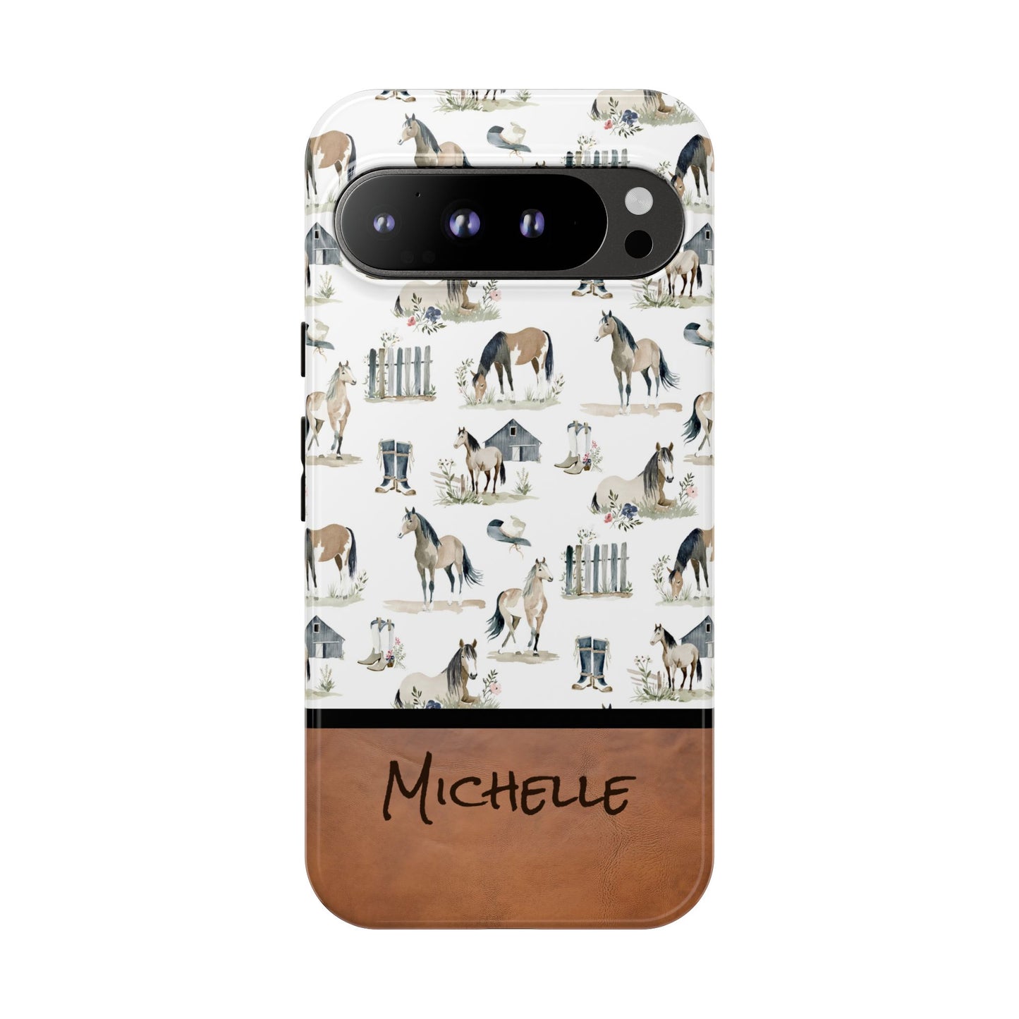 Personalized Sweet Horse Phone Case