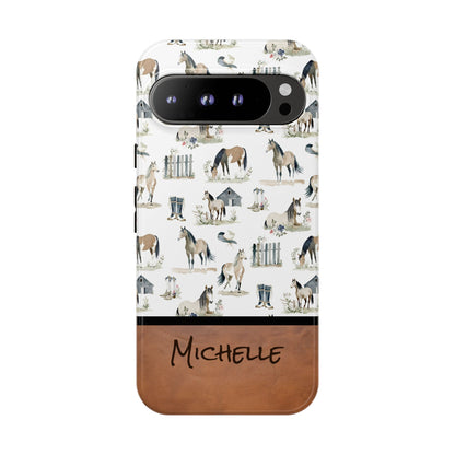 Personalized Sweet Horse Phone Case