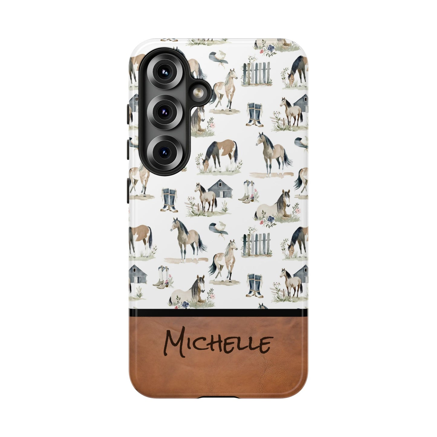 Personalized Sweet Horse Phone Case