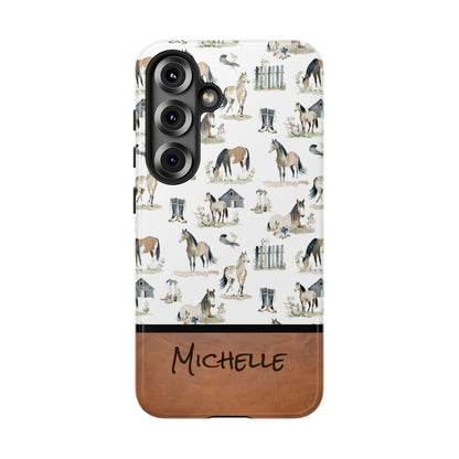 Personalized Sweet Horse Phone Case