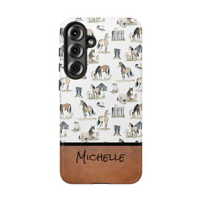 Personalized Sweet Horse Phone Case