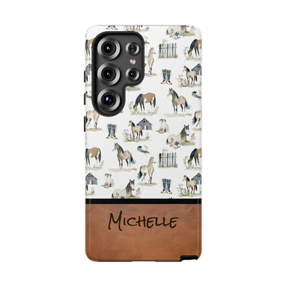 Personalized Sweet Horse Phone Case