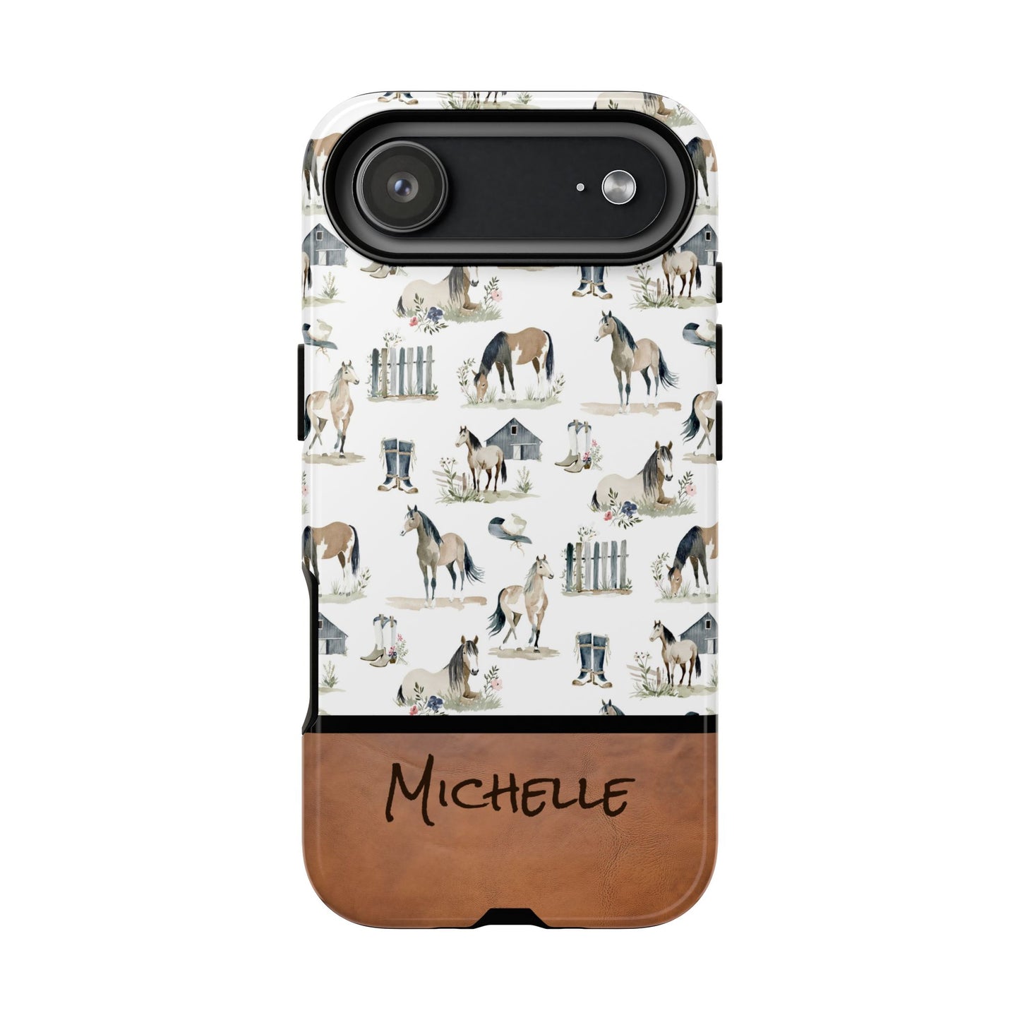 Personalized Sweet Horse Phone Case