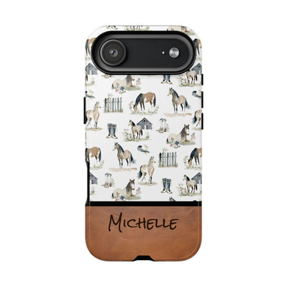 Personalized Sweet Horse Phone Case