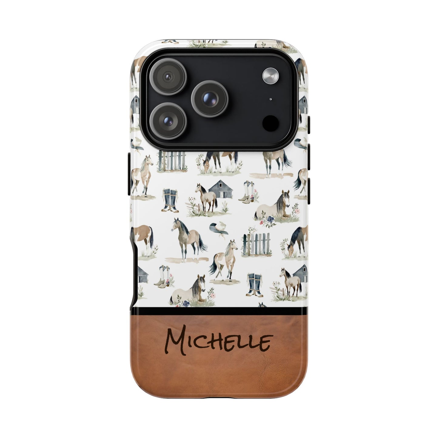 Personalized Sweet Horse Phone Case