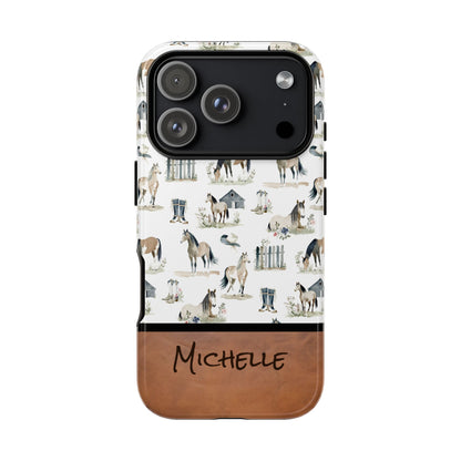 Personalized Sweet Horse Phone Case