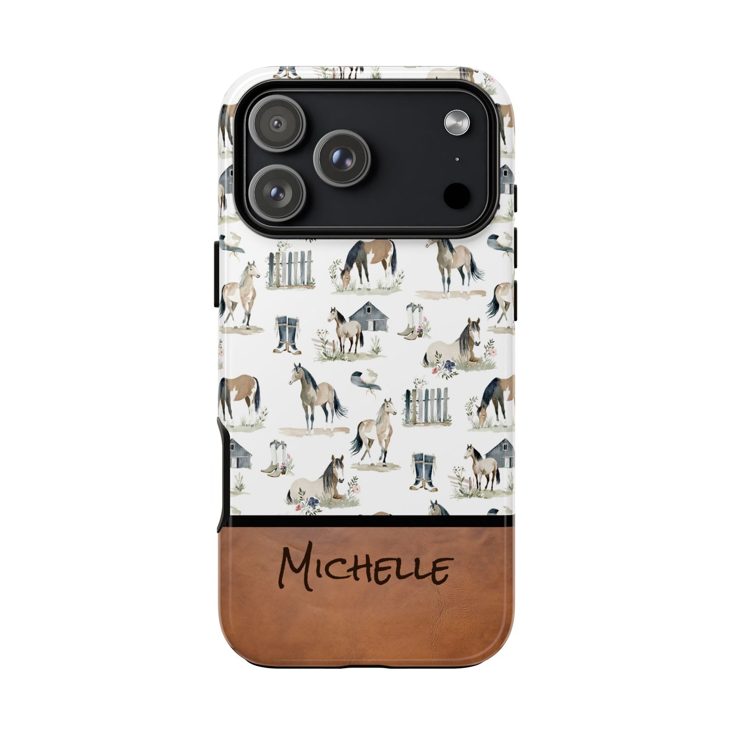 Personalized Sweet Horse Phone Case