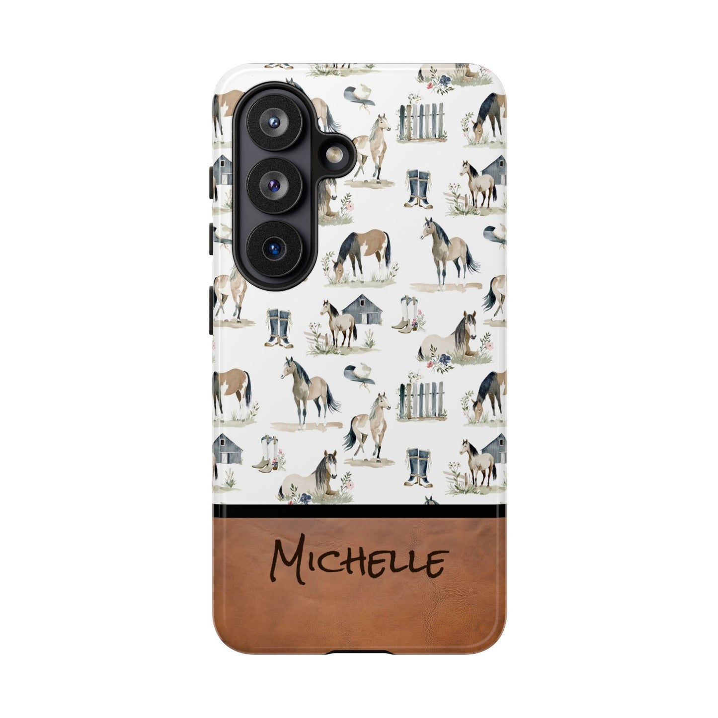 Personalized Sweet Horse Phone Case
