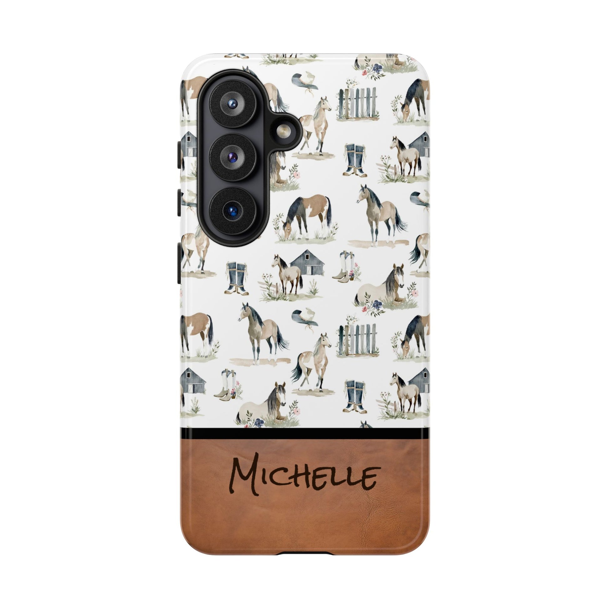 Personalized Sweet Horse Phone Case
