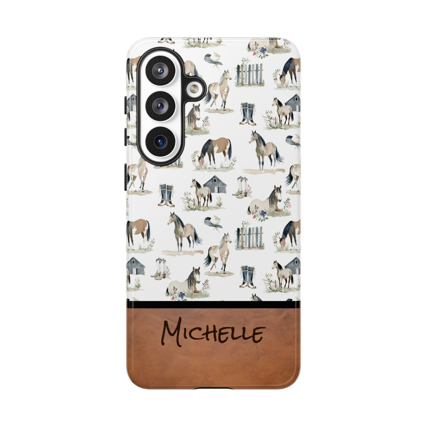 Personalized Sweet Horse Phone Case