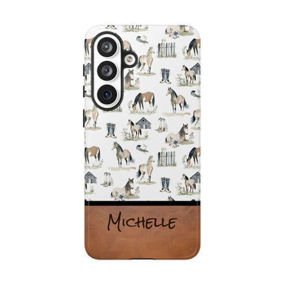 Personalized Sweet Horse Phone Case