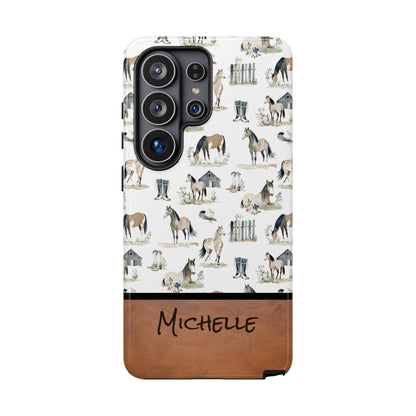 Personalized Sweet Horse Phone Case