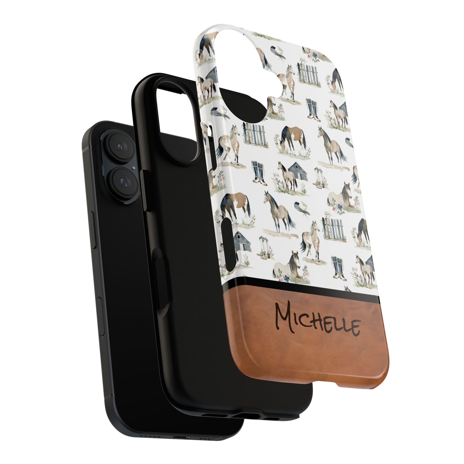 Personalized Sweet Horse Phone Case