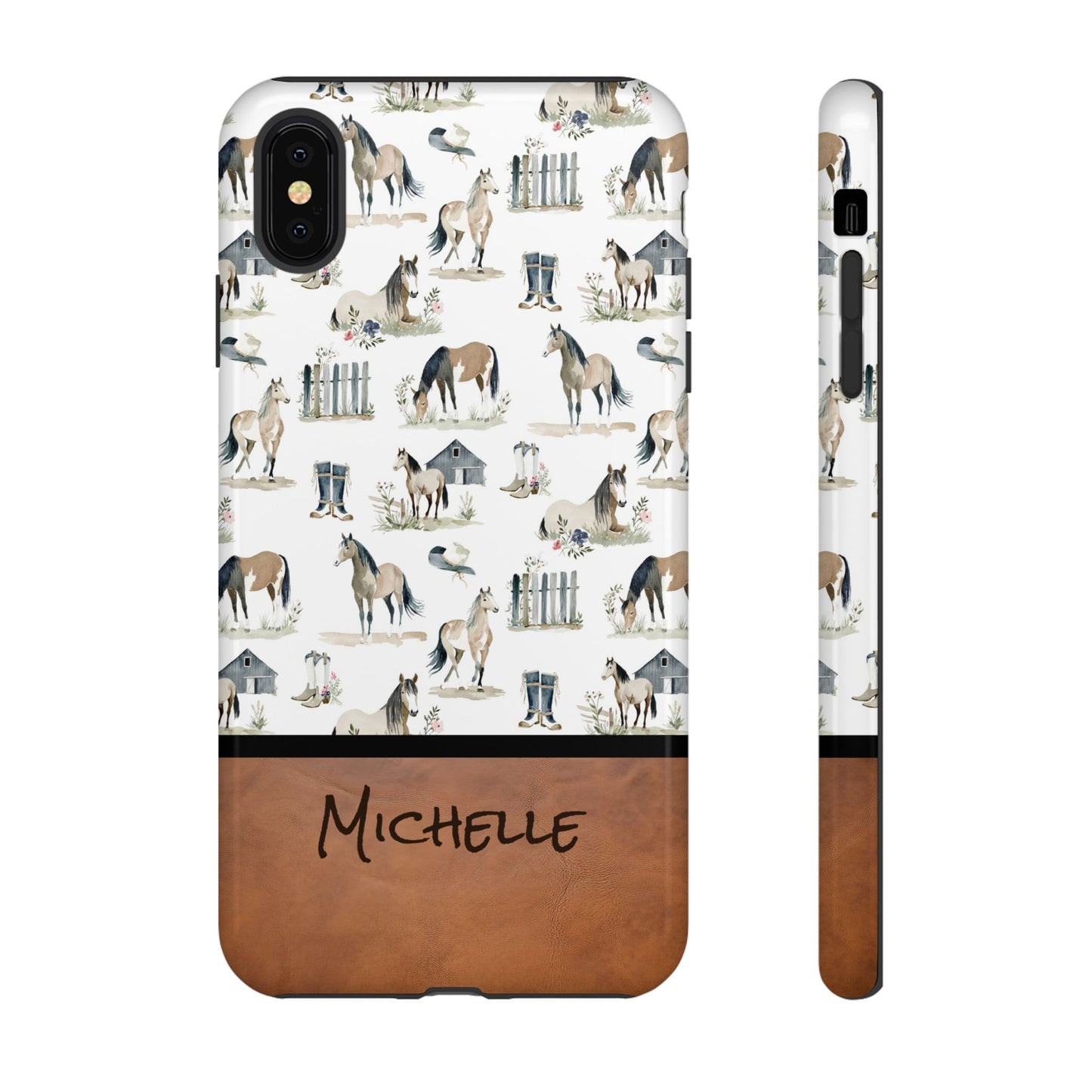 Personalized Sweet Horse Phone Case