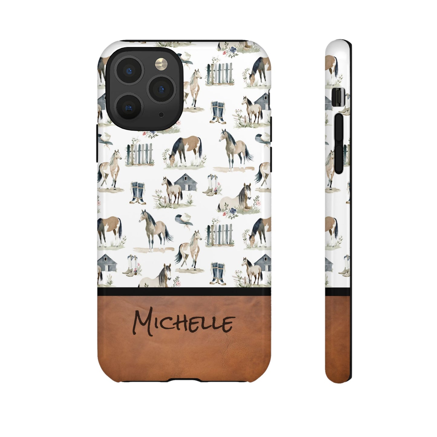 Personalized Sweet Horse Phone Case