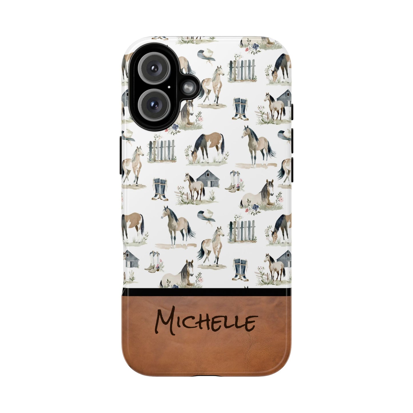 Personalized Sweet Horse Phone Case