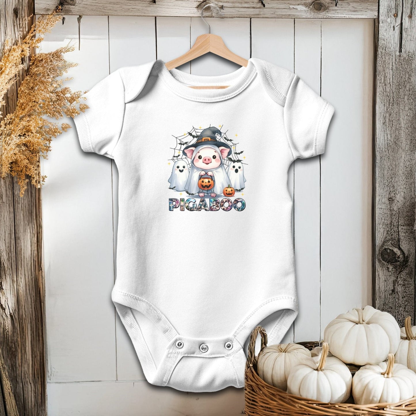 Pig Ghosts Halloween - Baby Shirt