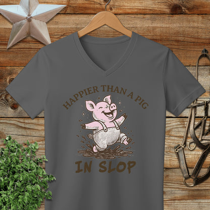 Pig in Slop V-neck