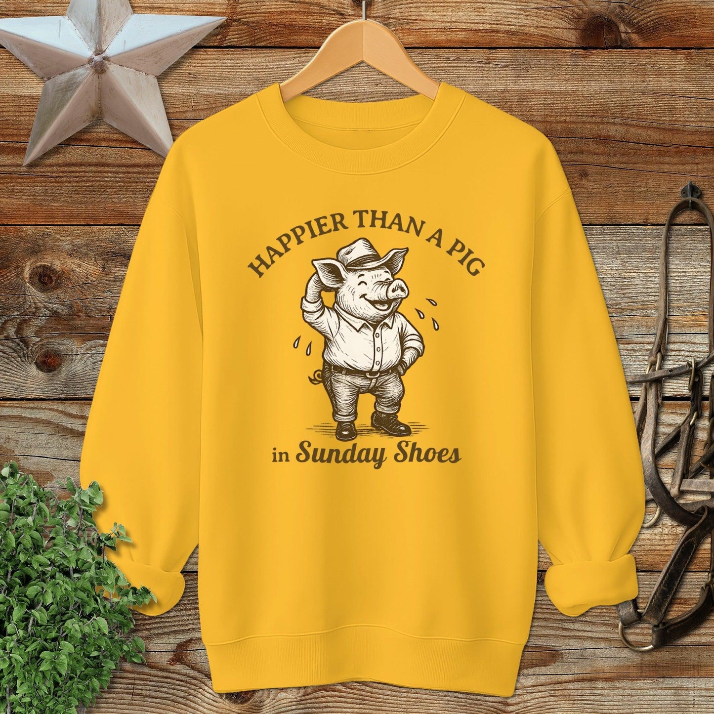 Pig in Sunday Shoes Sweatshirt