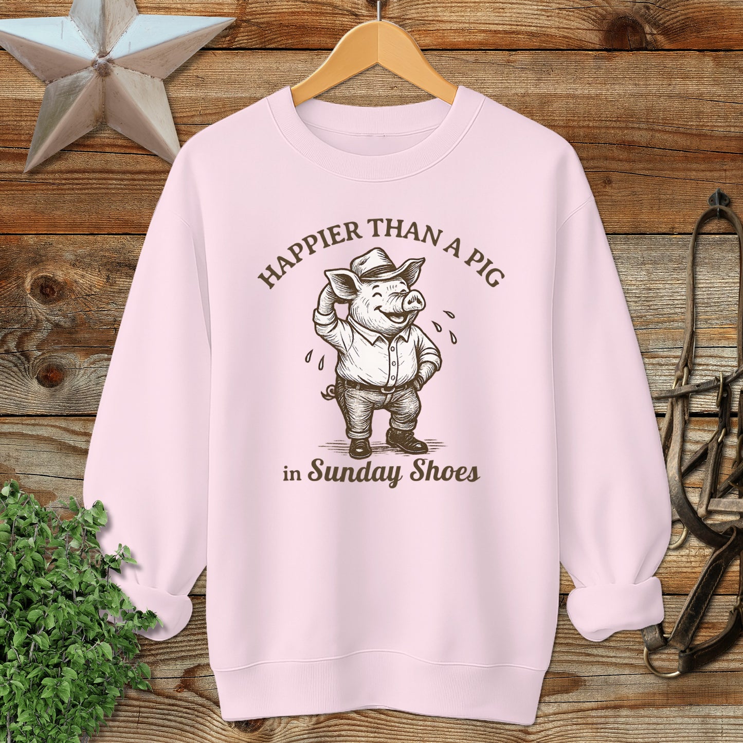 Pig in Sunday Shoes Sweatshirt