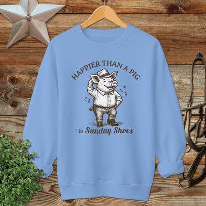 Pig in Sunday Shoes Sweatshirt