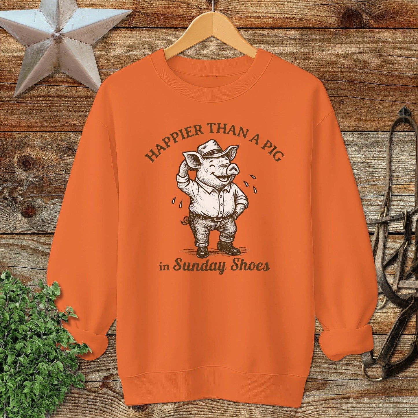 Pig in Sunday Shoes Sweatshirt