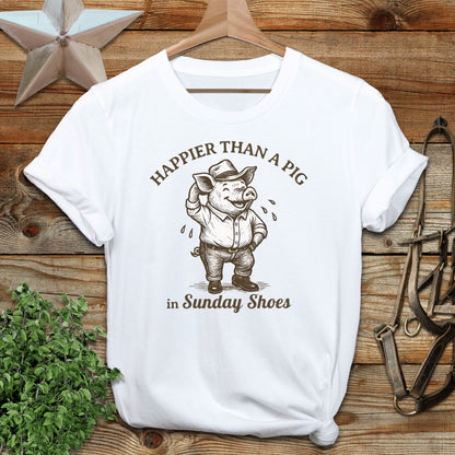 Pig in Sunday Shoes T-shirt