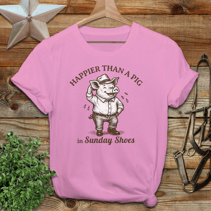 Pig in Sunday Shoes T-shirt