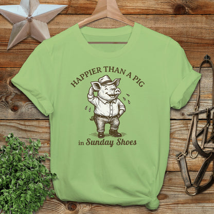 Pig in Sunday Shoes T-shirt