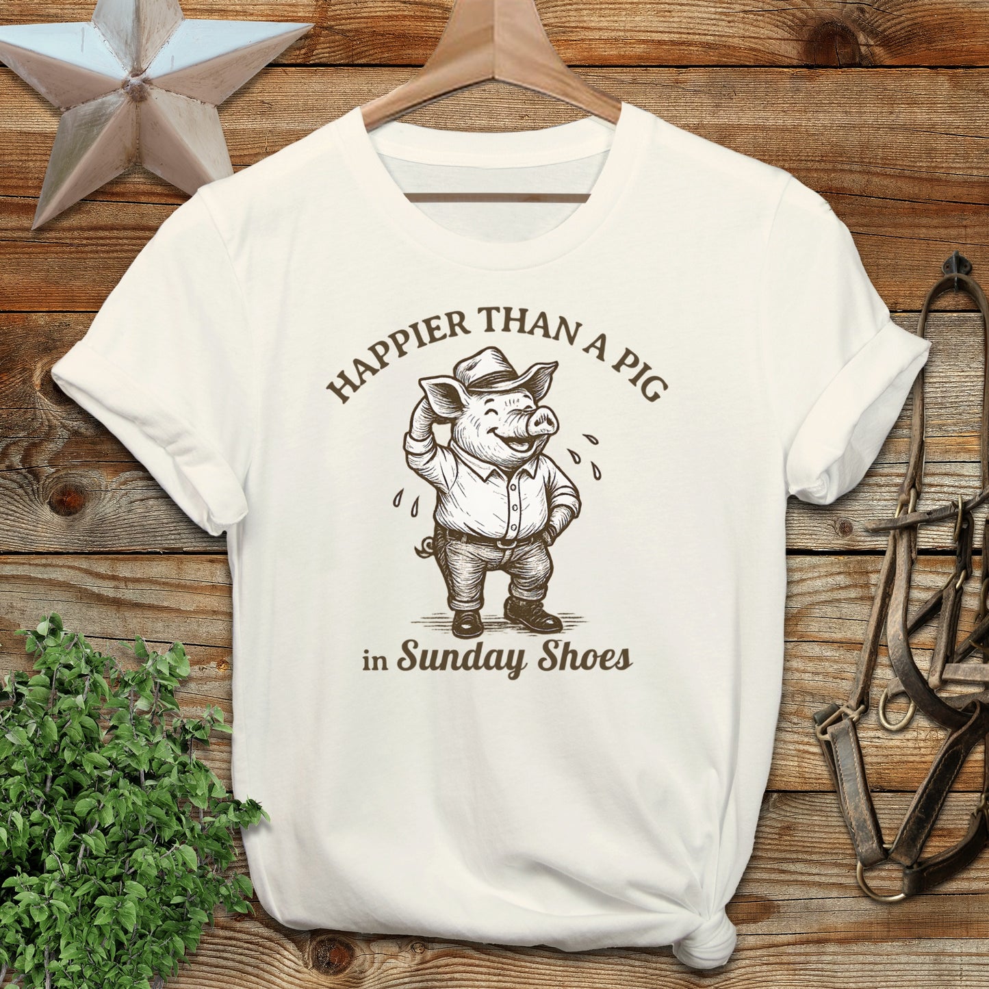 Pig in Sunday Shoes T-shirt
