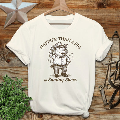 Pig in Sunday Shoes T-shirt
