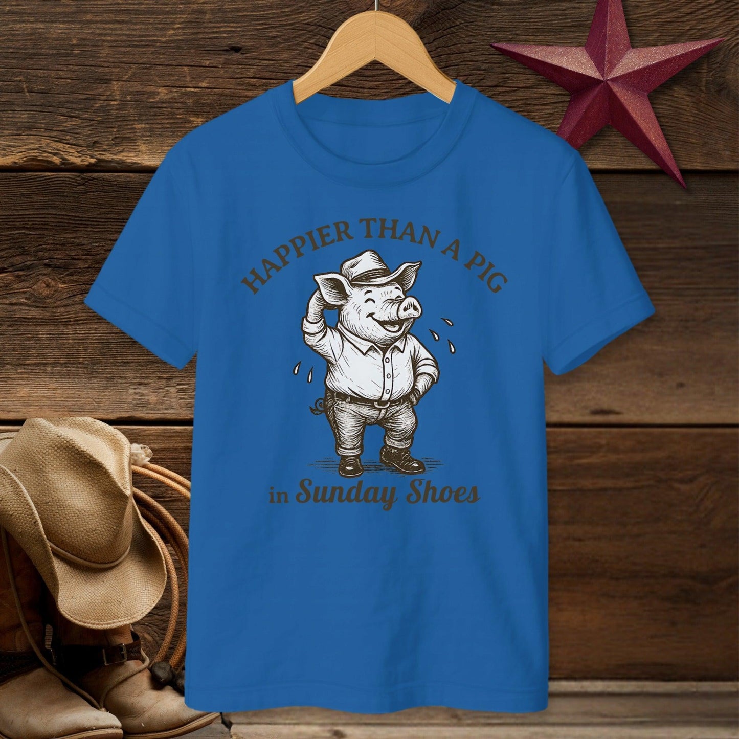 Pig in Sunday Shoes T-shirt (Youth)