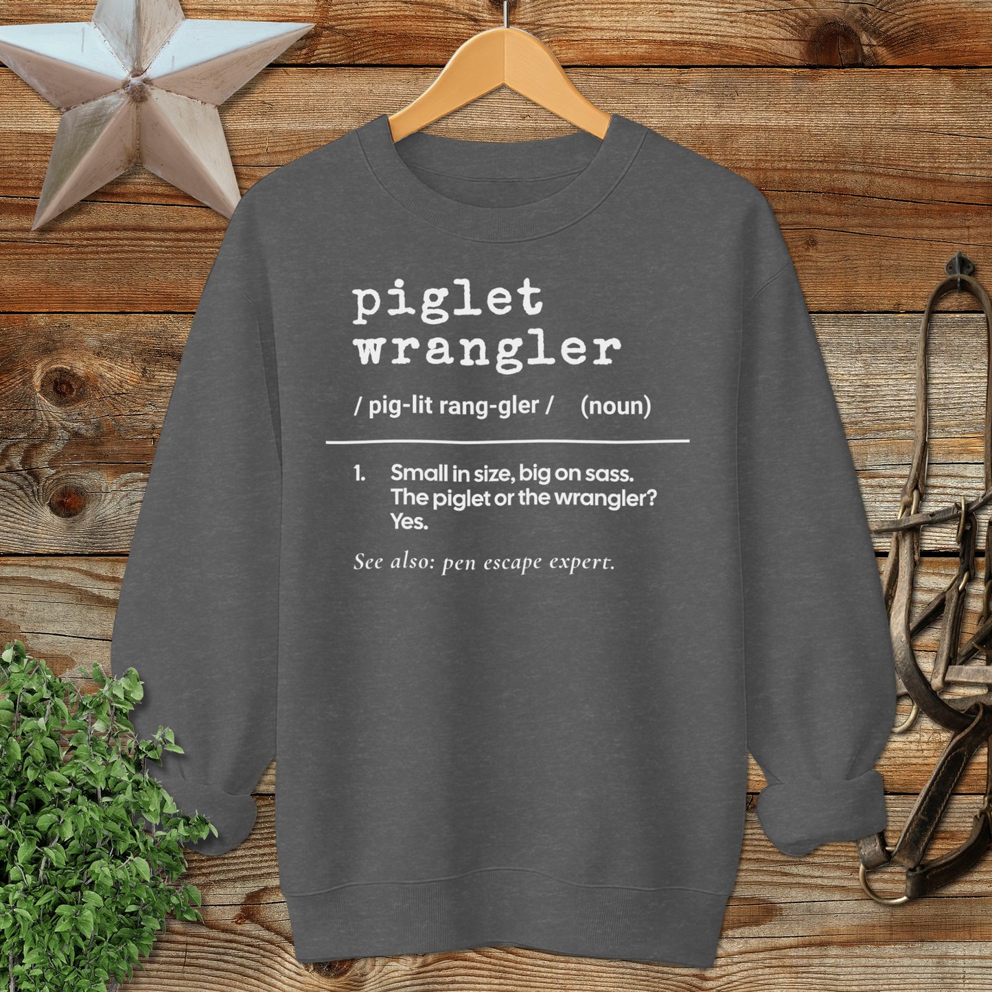 Piglet Wrangler Definition Sweatshirt