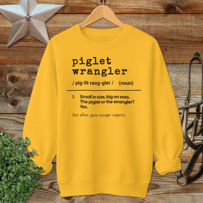 Piglet Wrangler Definition Sweatshirt