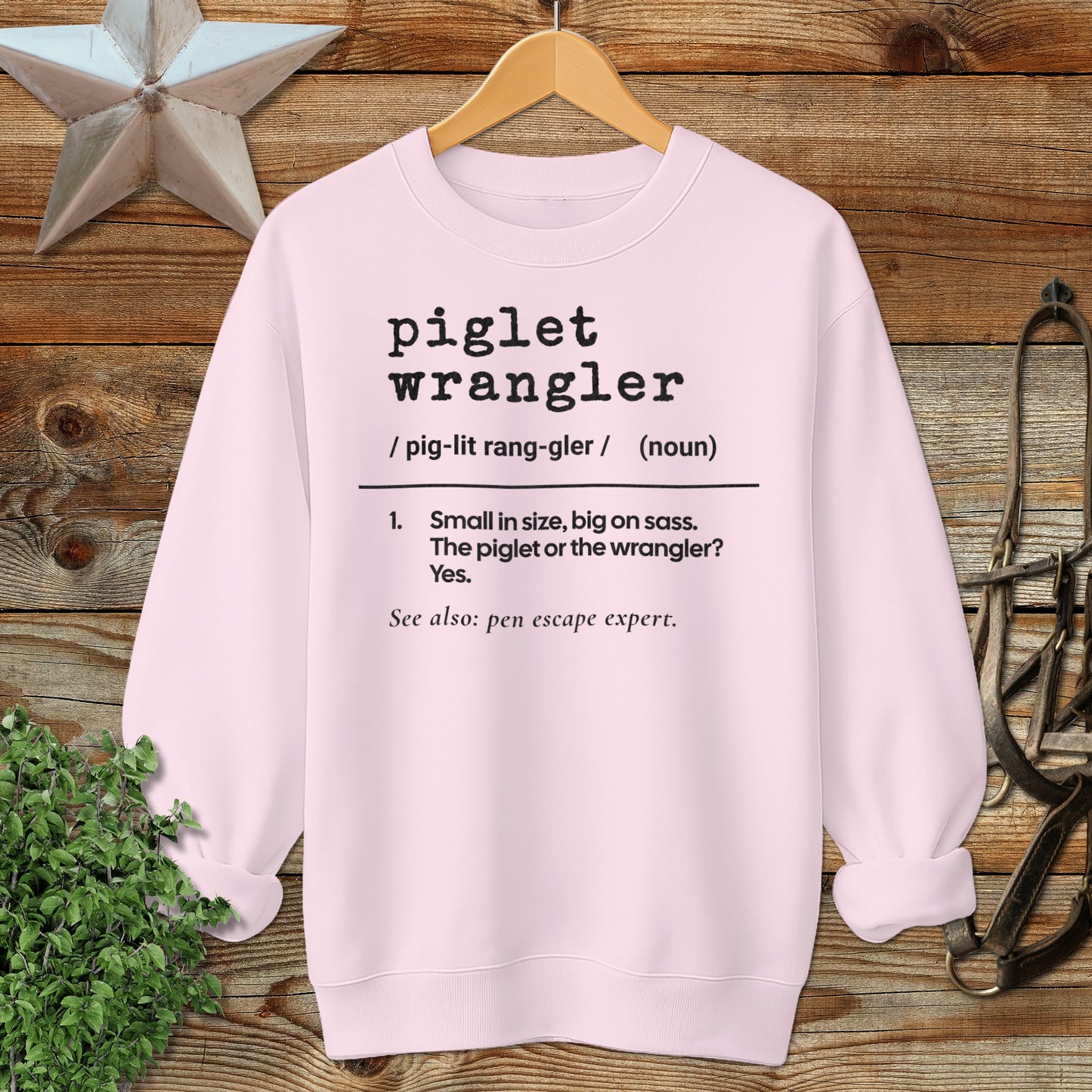 Piglet Wrangler Definition Sweatshirt