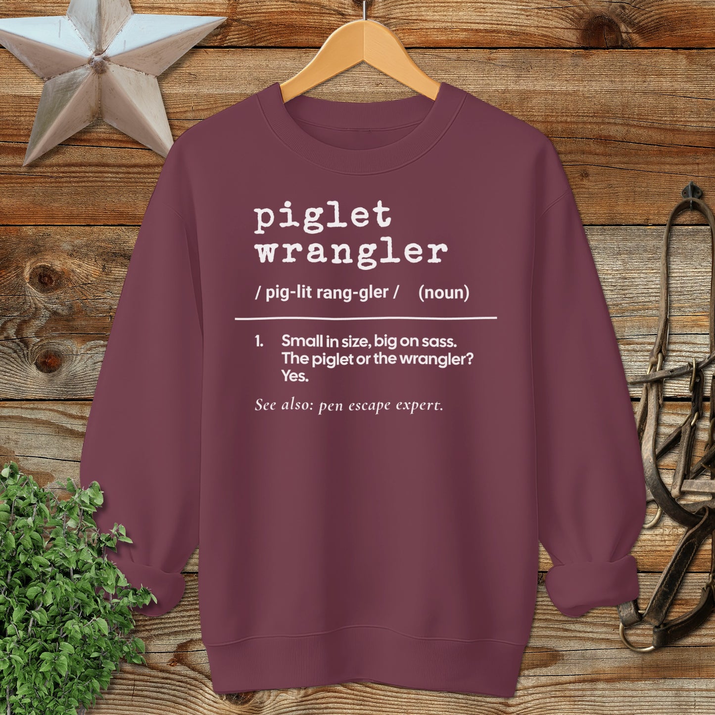 Piglet Wrangler Definition Sweatshirt