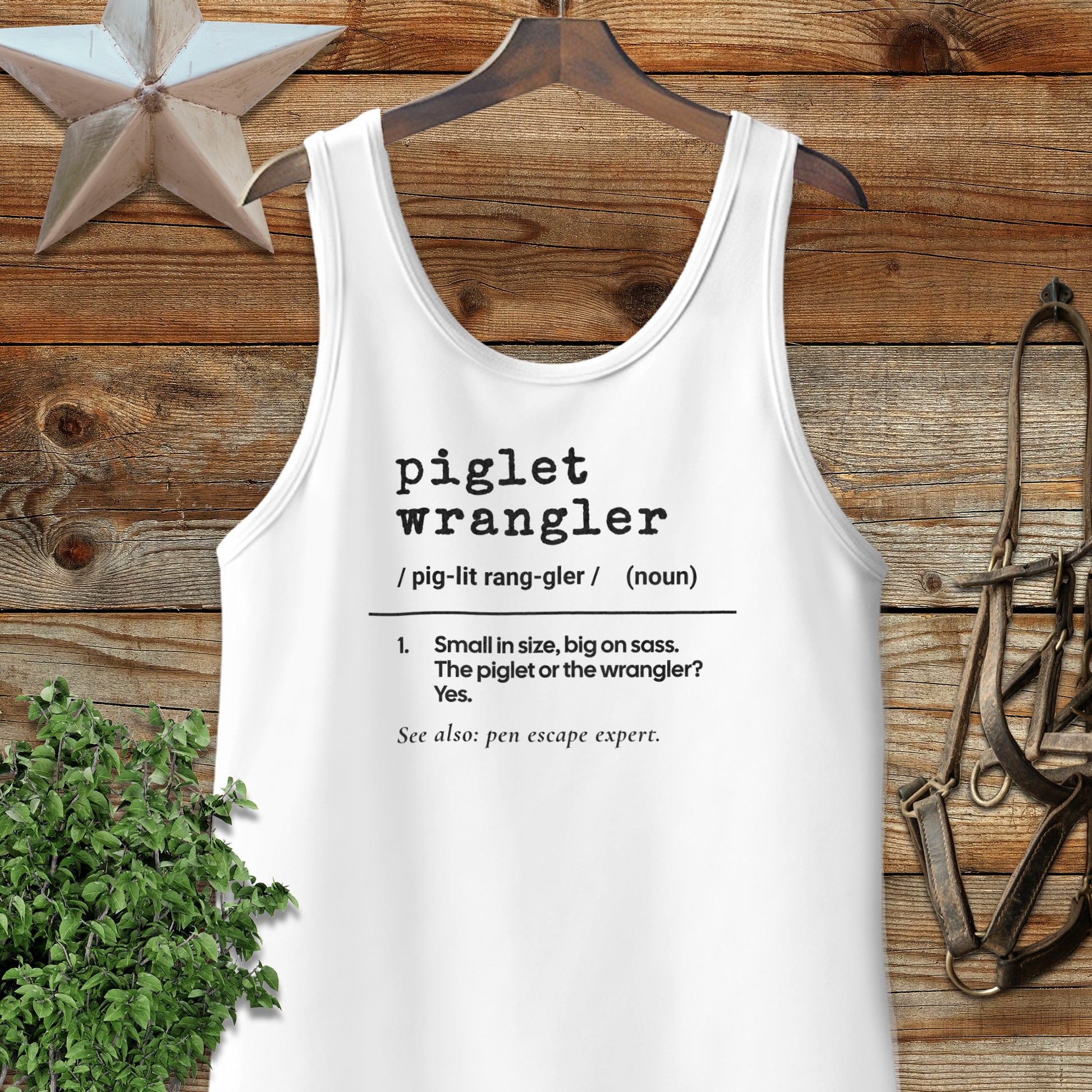 Piglet Wrangler Definition Tank Top