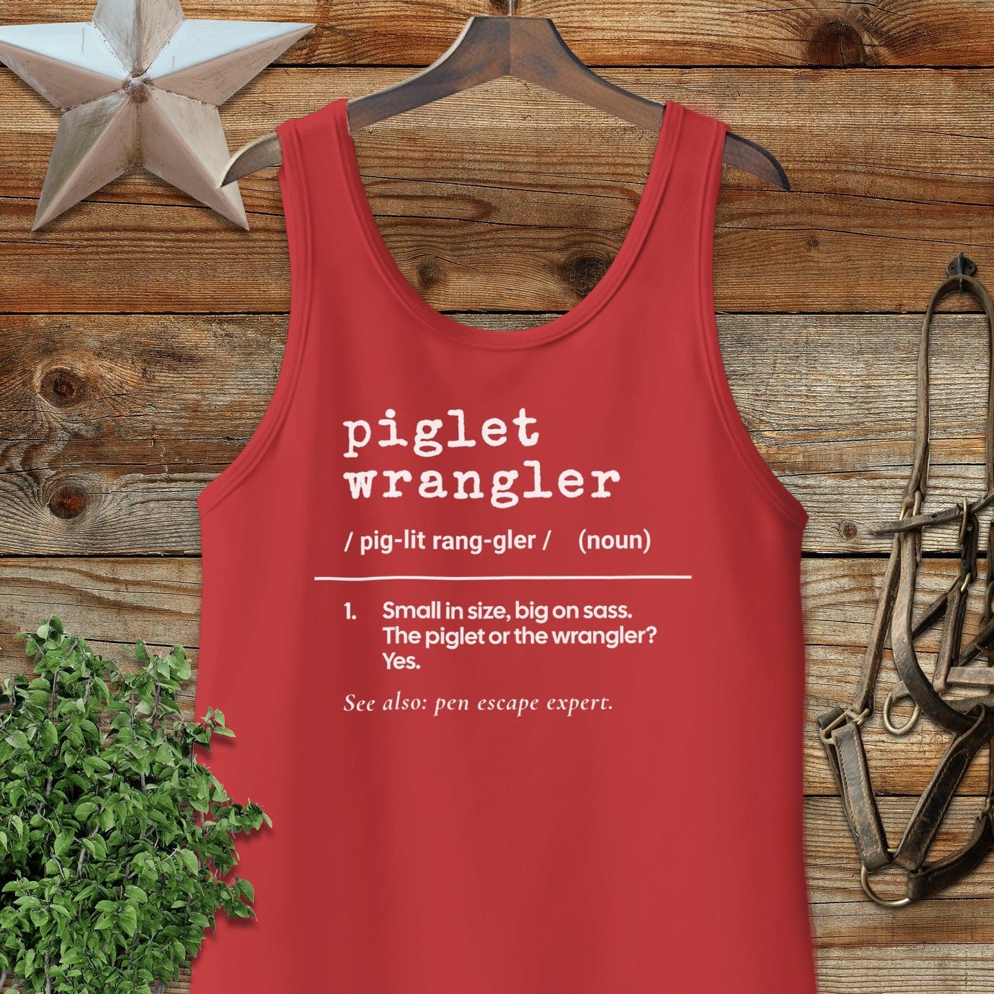 Piglet Wrangler Definition Tank Top