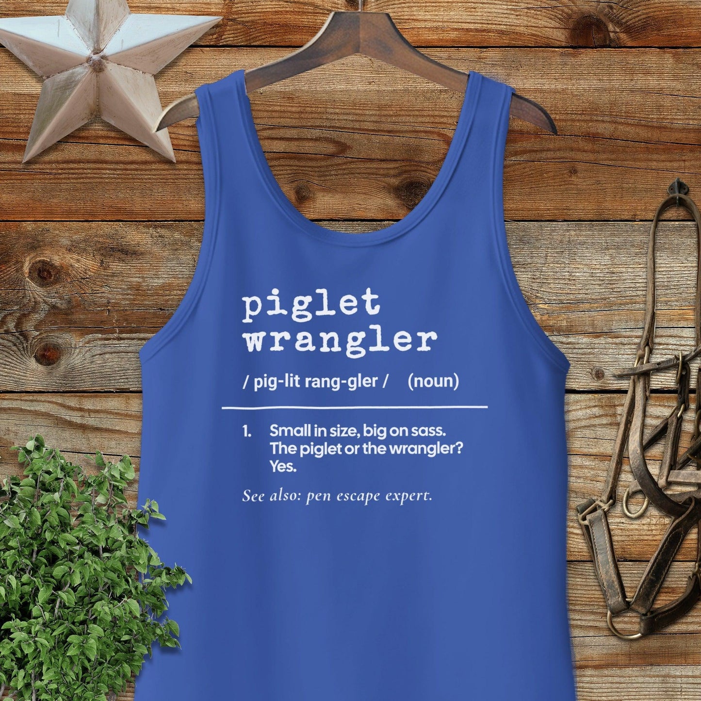 Piglet Wrangler Definition Tank Top