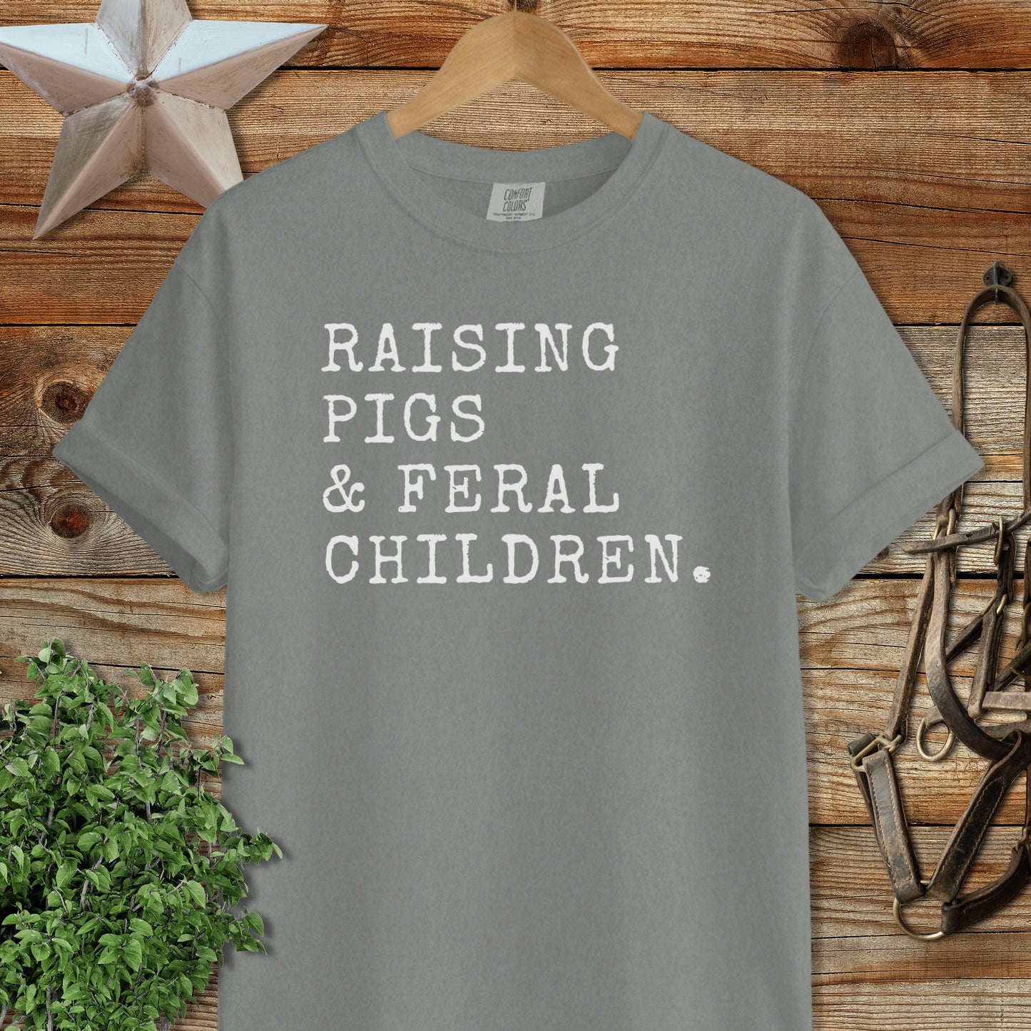 Pigs & Feral Children Heavyweight Tee