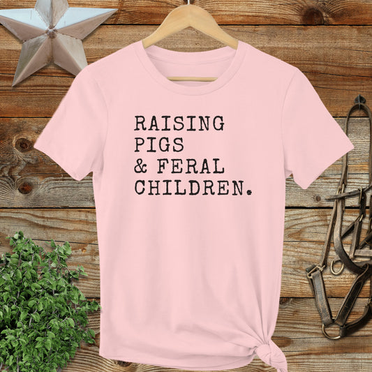 Pigs & Feral Children Ladies Tee