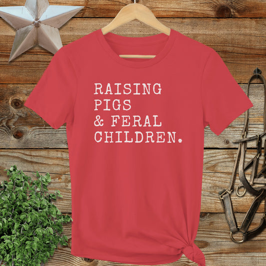 Pigs & Feral Children Ladies Tee