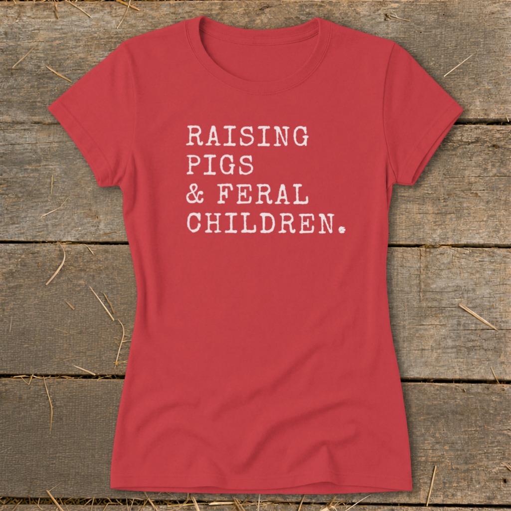 Pigs & Feral Children Ladies Tee