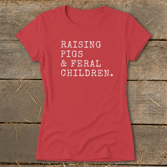 Pigs & Feral Children Ladies Tee