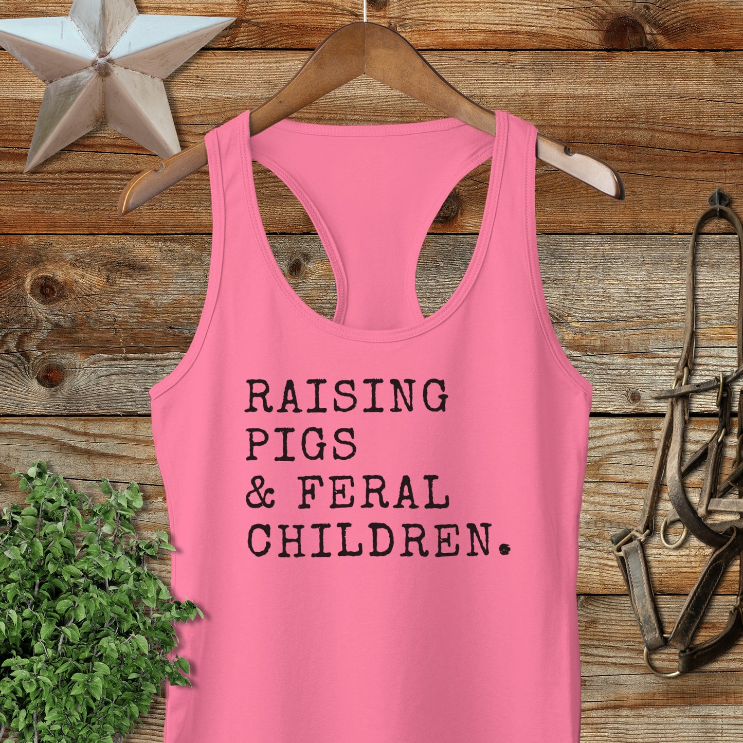 Pigs & Feral Children Racerback Tank