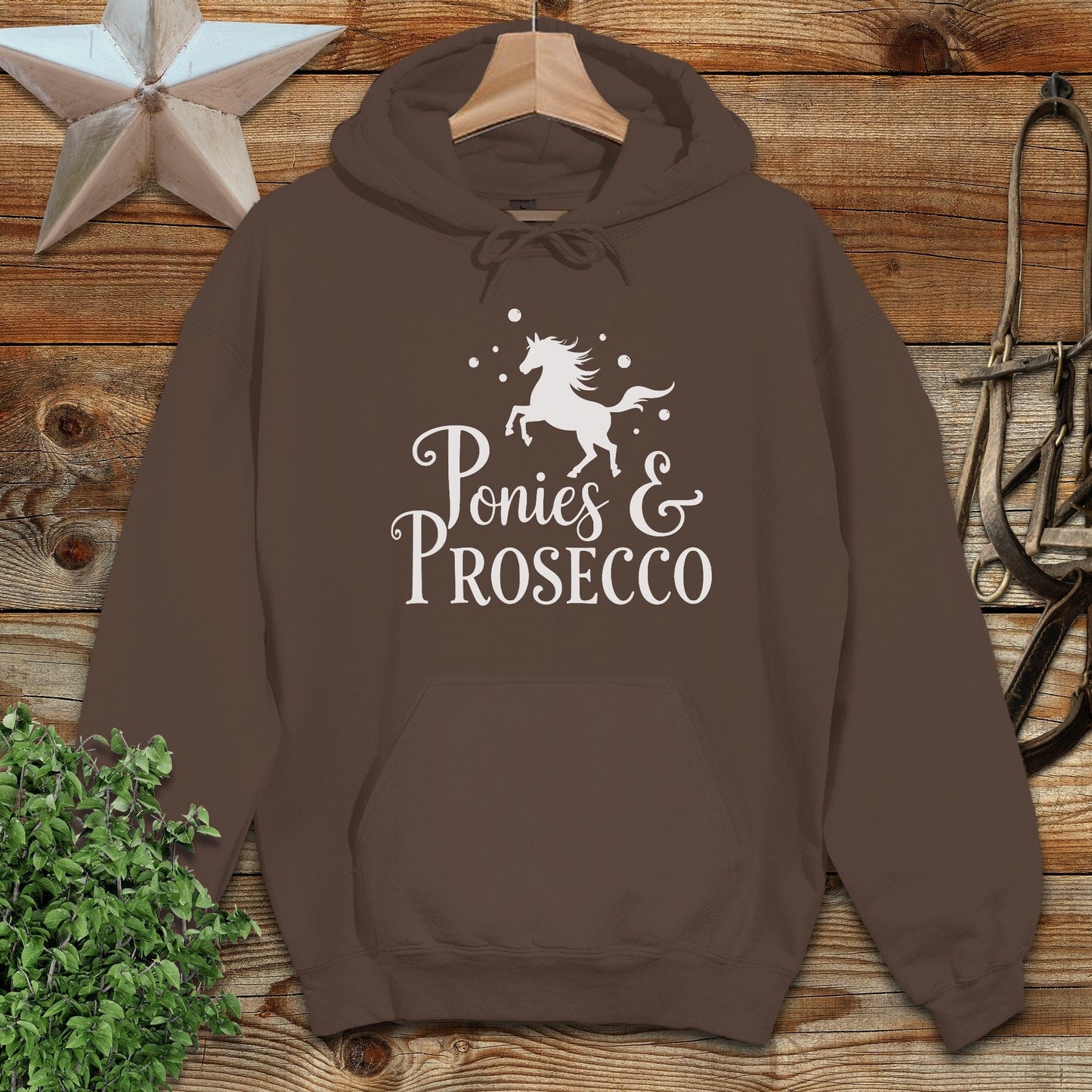 Ponies and Prosecco Hoodie